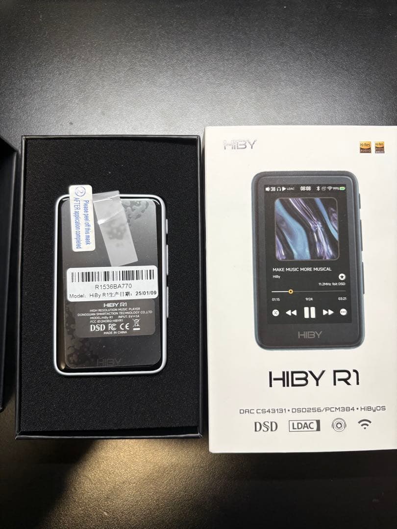 Hiby r1 デジタルオーディプレイヤー　DAP