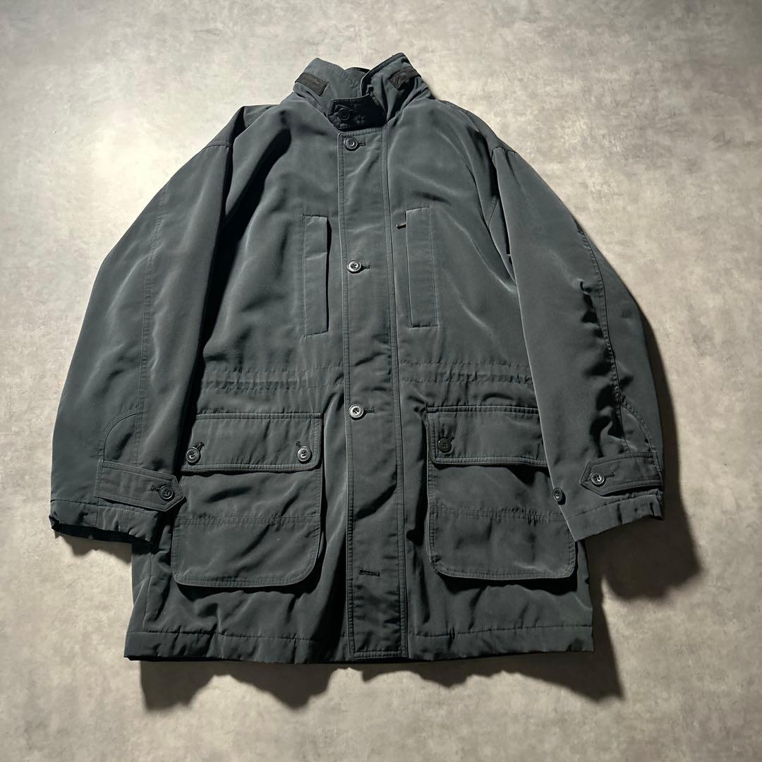 90s PLAYBOY マルチポケット ハーフコート ジャケット ブルゾン