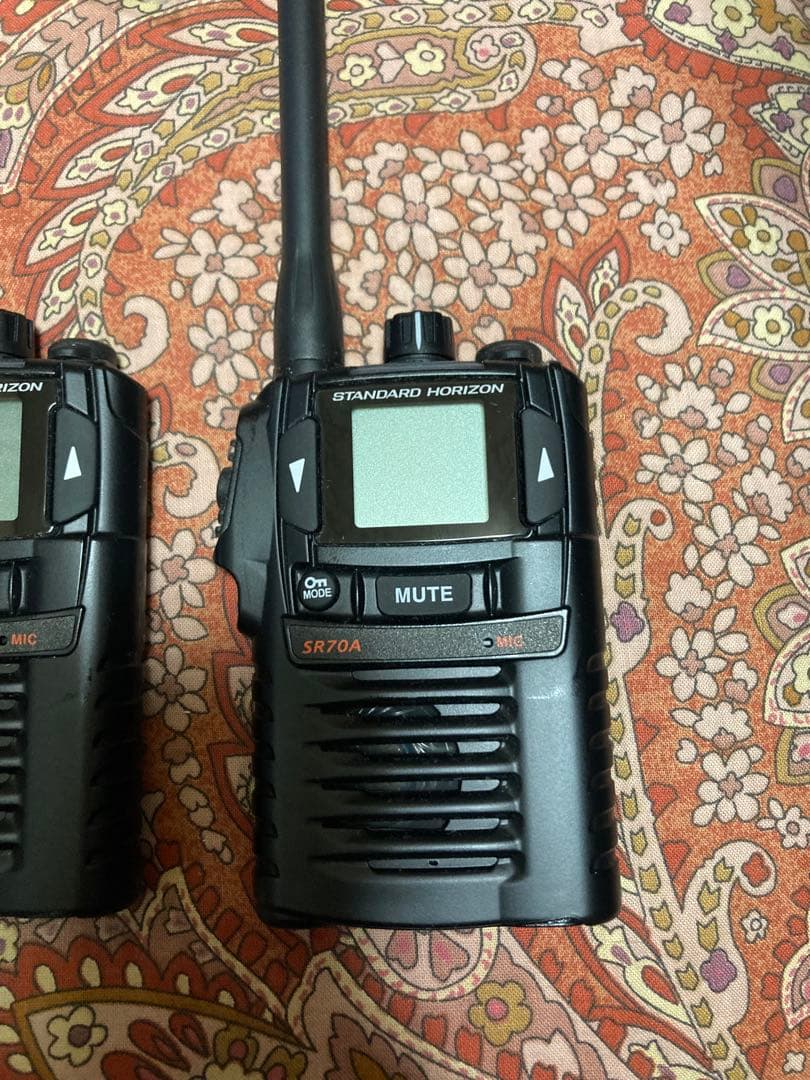 スタンダード　ホライゾン　SR70Aトランシーバー 2台セット付属品付き