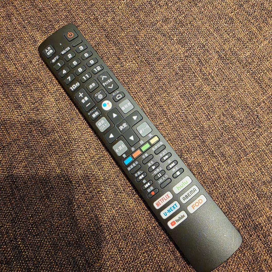 TCL 65V 液晶テレビ 2022年製 Android TV　65JP61