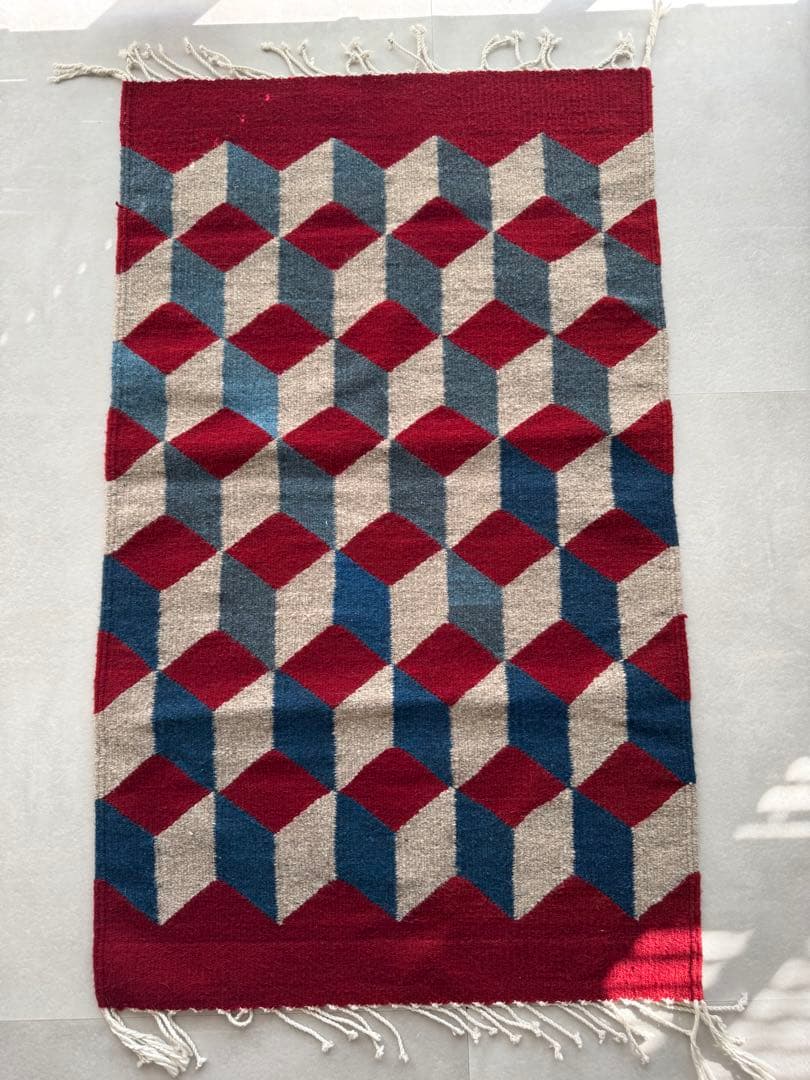 サポテックラグ　オアハカ　メキシコ　約100cm x 60cm