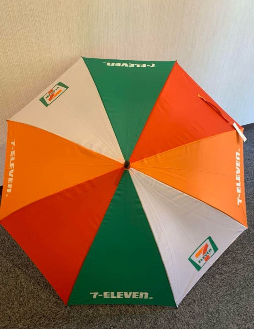 3本 セット！！【香港限定】新品未使用セブンイレブン ロゴ入り カラフル雨傘