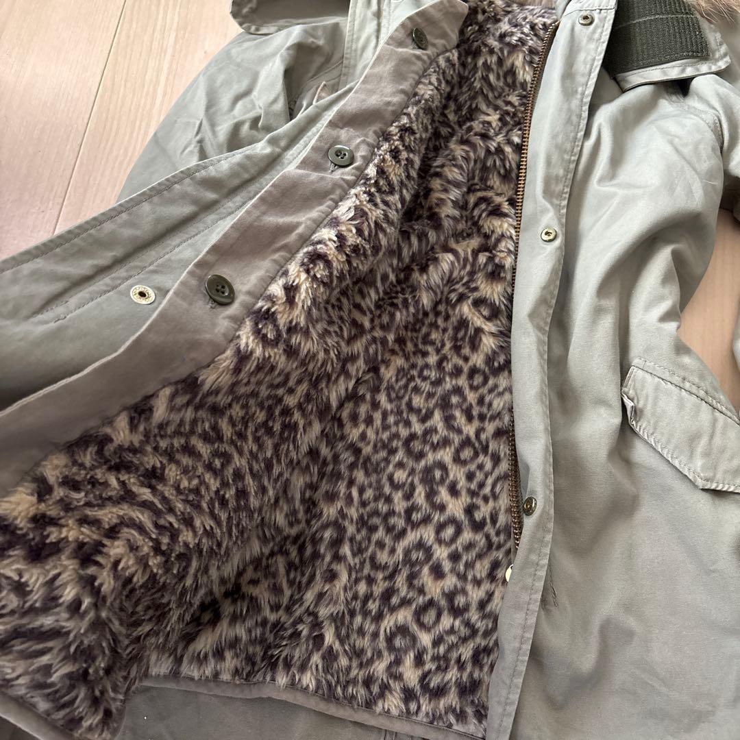 フェアリーグランジ ファー付きモッズコート 平成ギャル y2k モッズコート