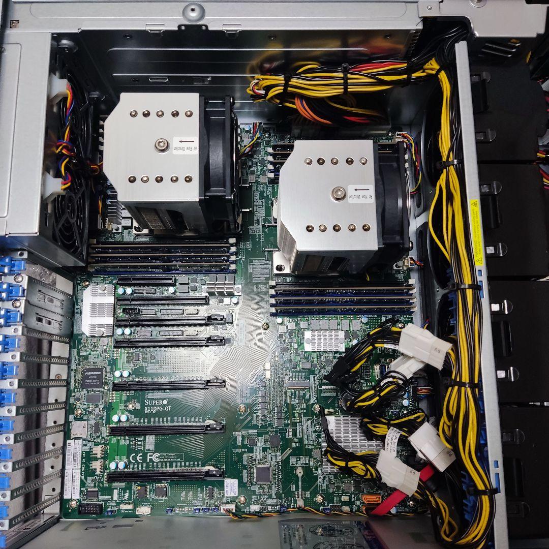 40コア80スレッド i9超XEON goldx2/96GB/2000Wx2