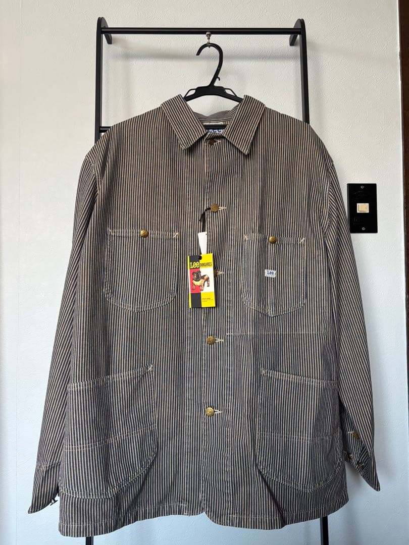 Lee ストライプ カバーオール