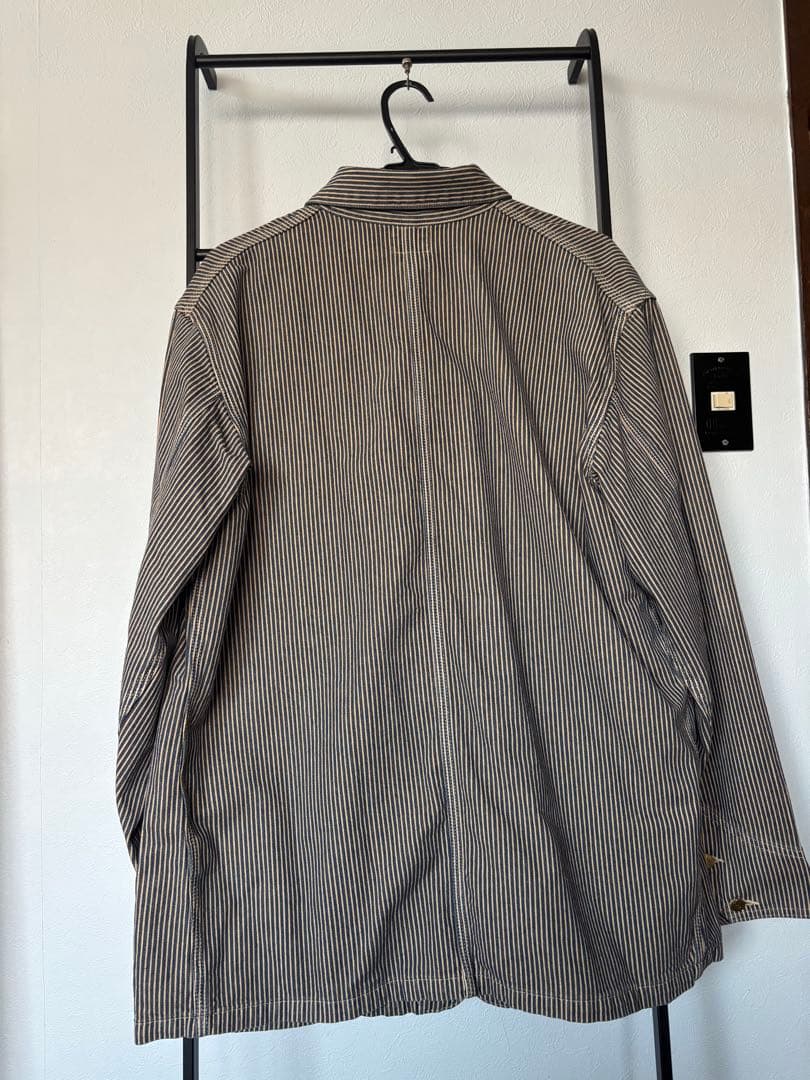 Lee ストライプ カバーオール