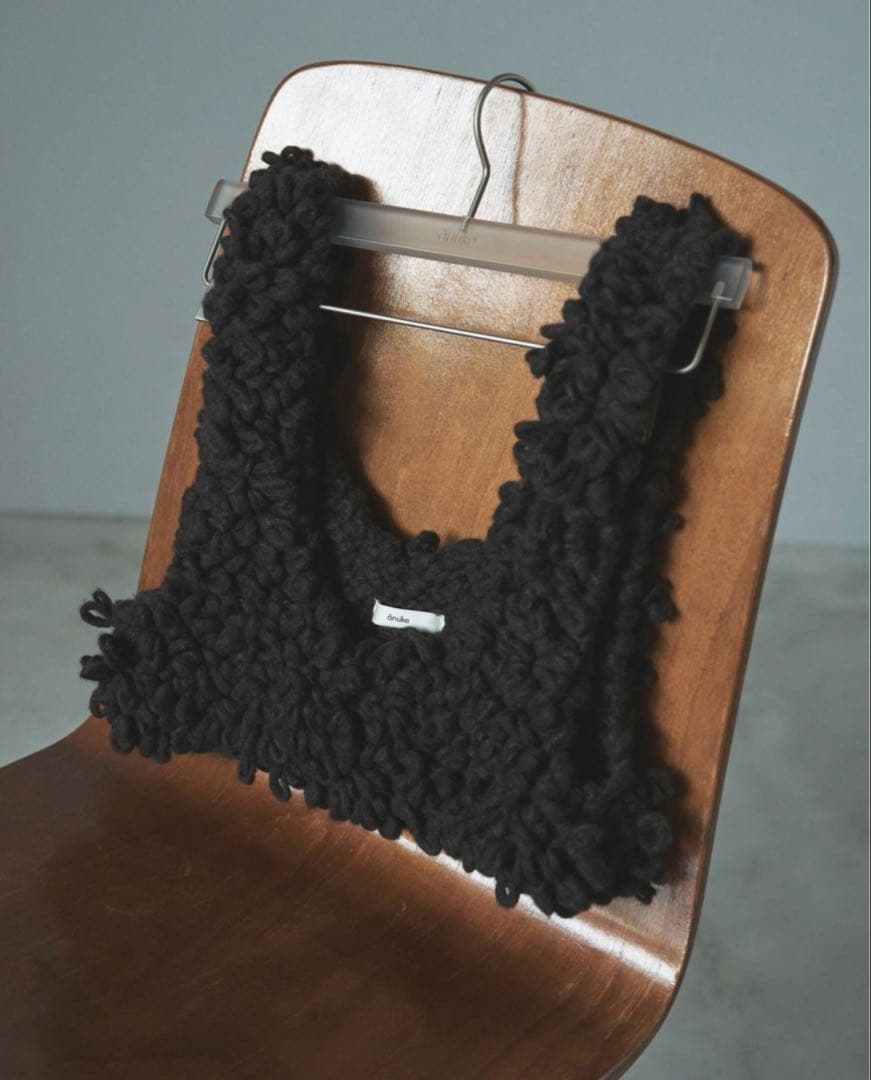 トップス 2025AW anuke Loop Knit Vest brown