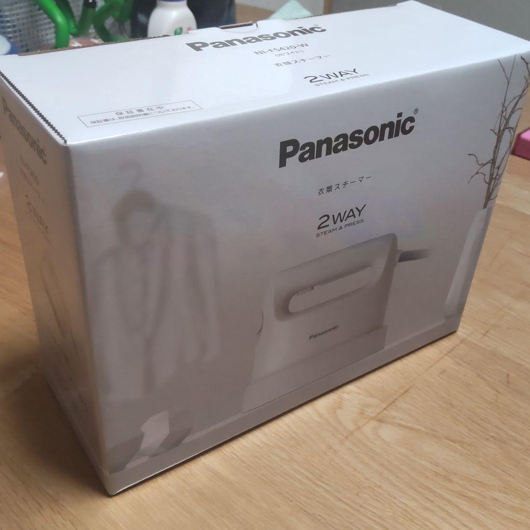 Panasonic 衣類スチーマー NI-FS420-W ホワイト