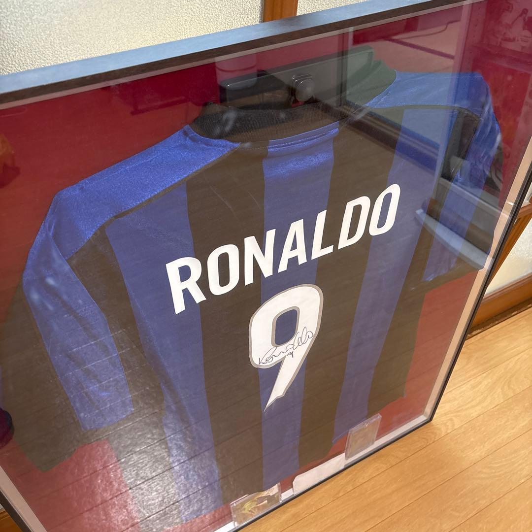ダグアウト社　ロナウド直筆サインユニフォーム　インテルミラノ