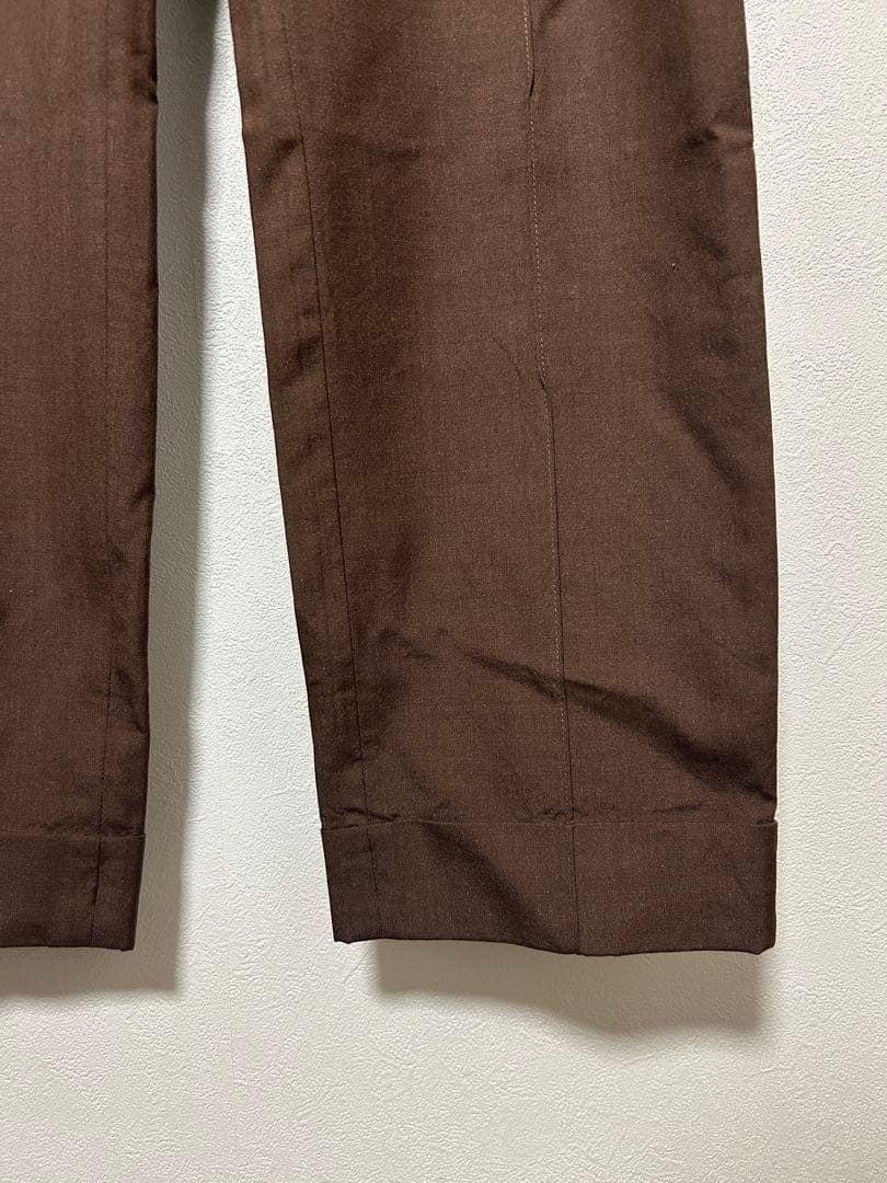 AURALEE オーラリー WOOL SILK EASY SLACKS
