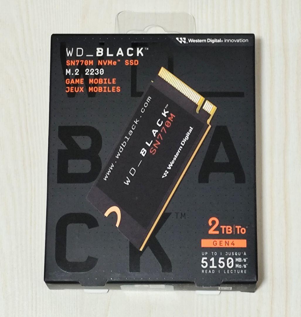 内蔵型SSD WD_BLACK SN770M 2TB NVMe SSD