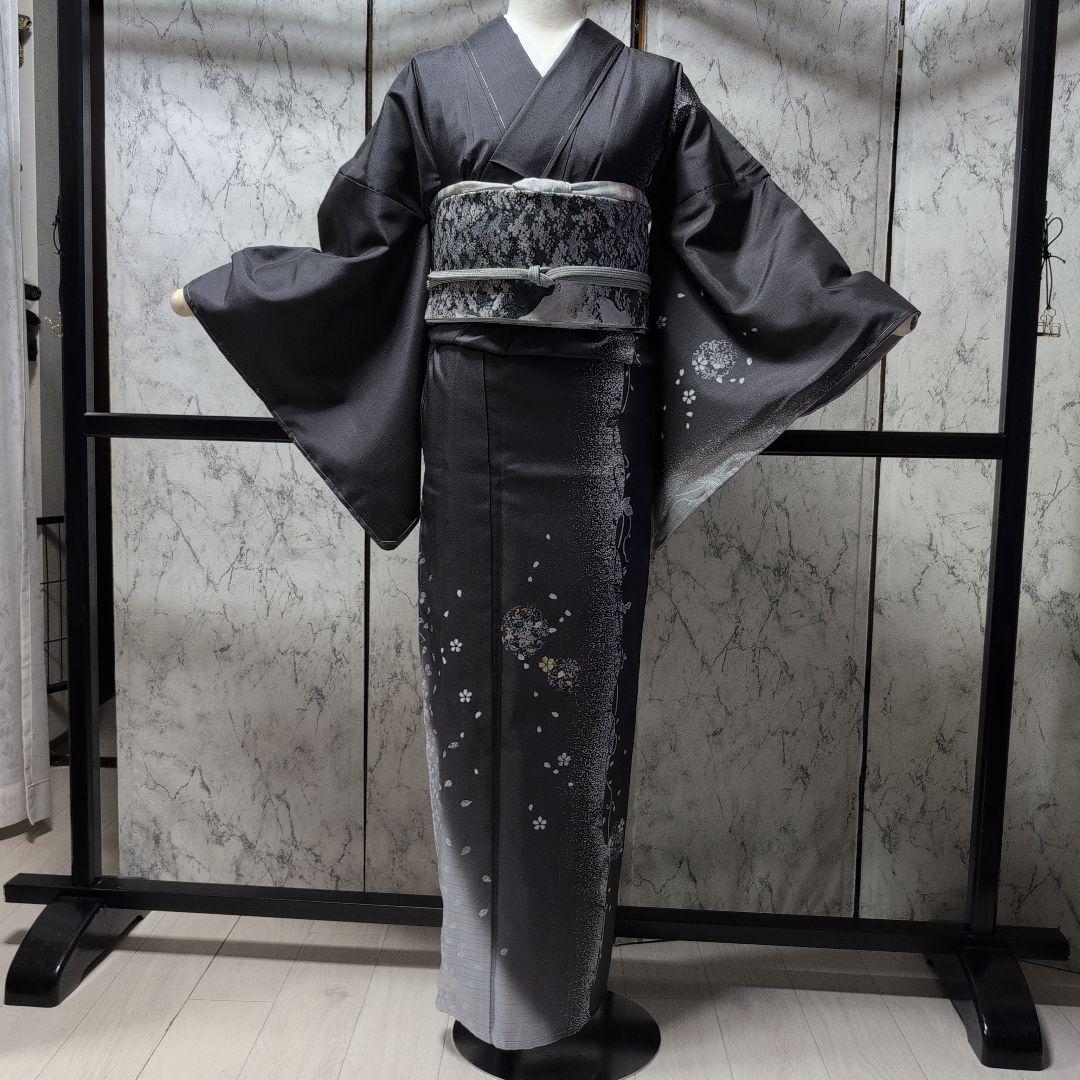 ご依頼品決定［染大島]　上質正絹付け下げ　永久きららガード保証付き