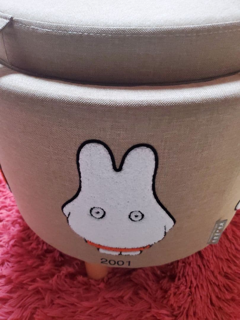 スタディオクリップミッフィー3WAY刺繍収納スツール