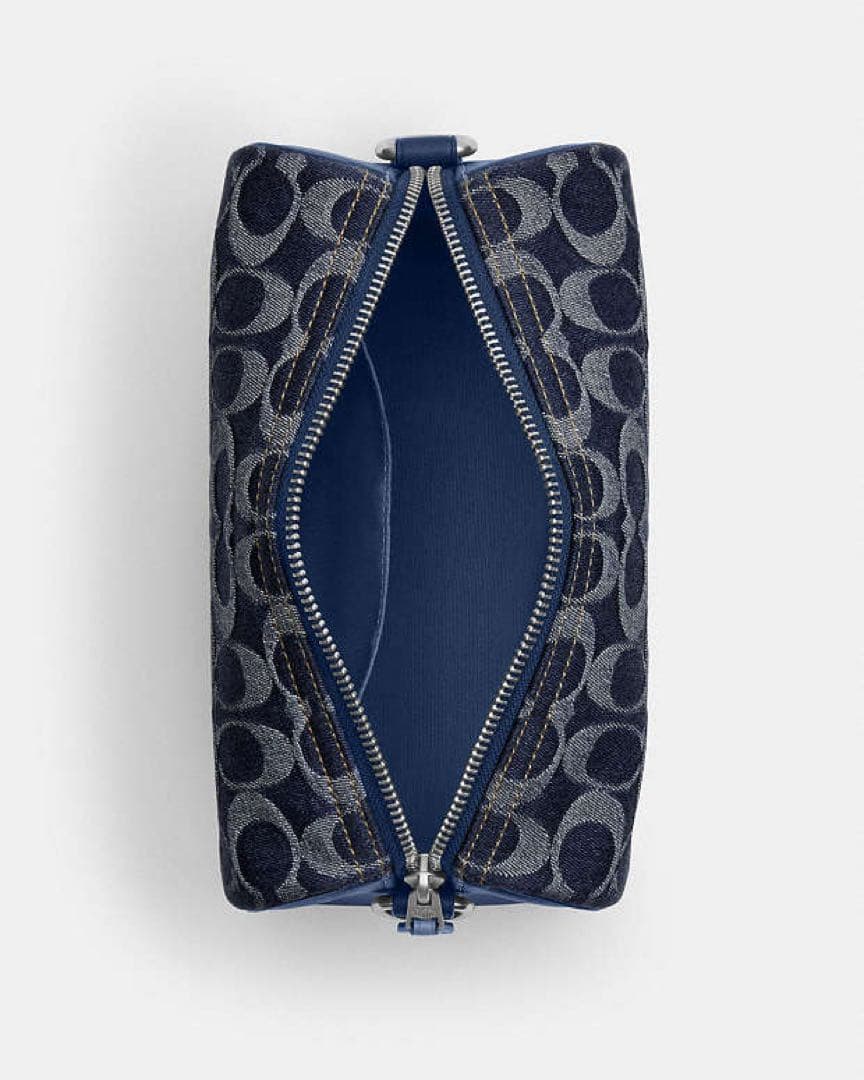 【COACH】 新品未使用 メンズ ショルダーバッグ ネイビー デニム