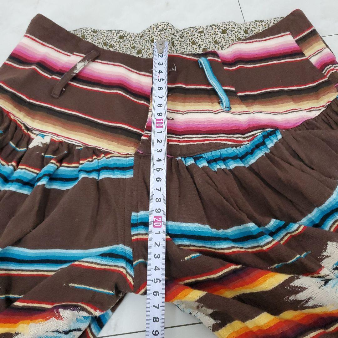 KAPITAL XSサイズ フレアーハーフパンツ