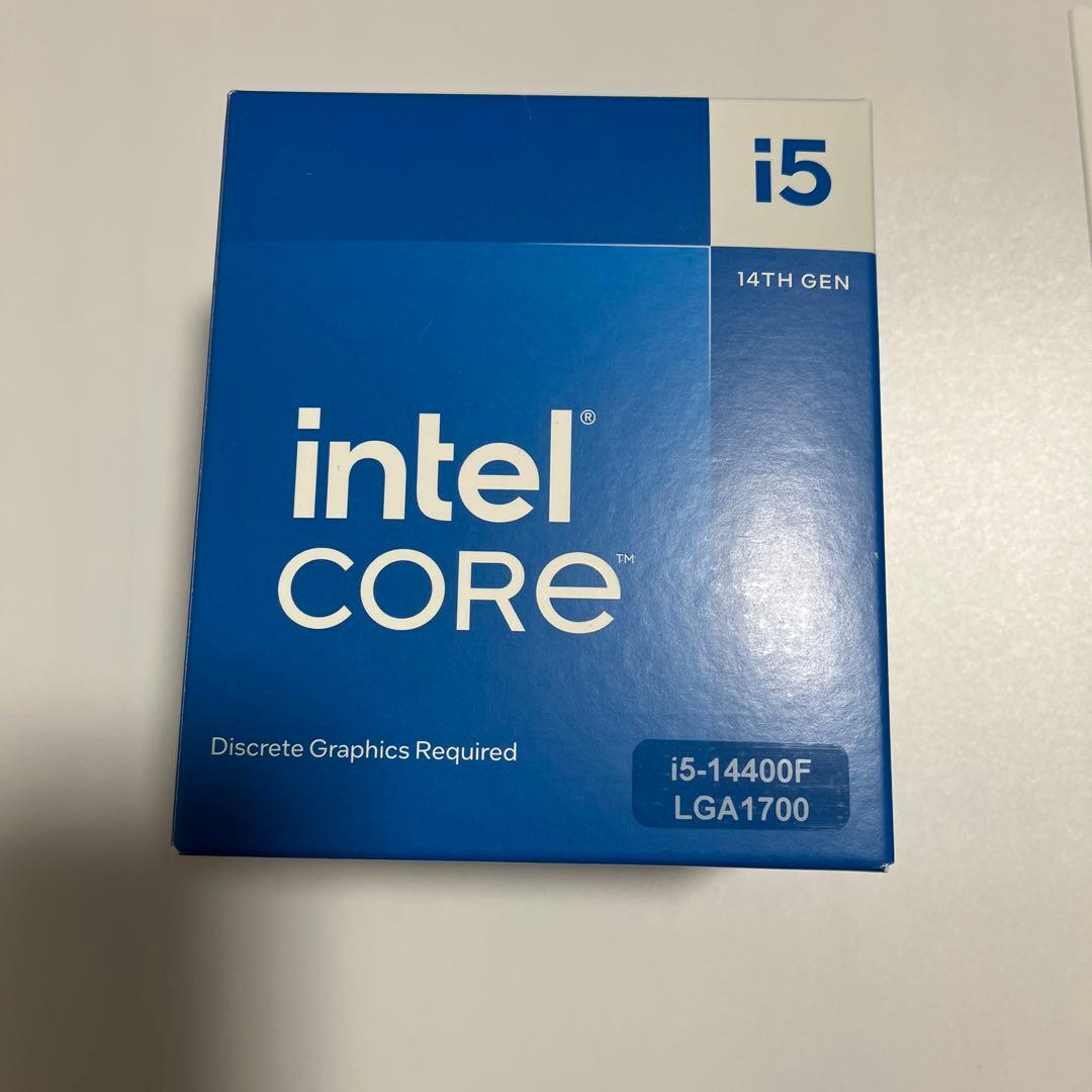 Intel Core i5-14400F LGA1700 CPU ファン未使用