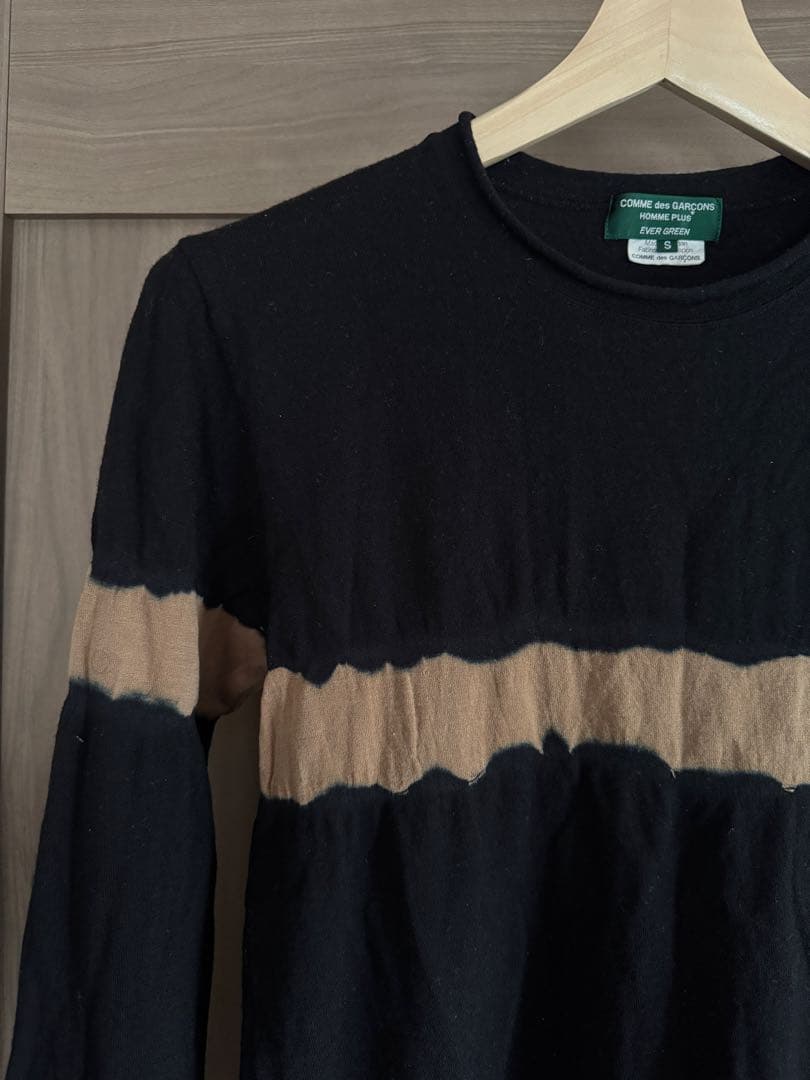 2008 コムデギャルソン オムプリュス EVER GREEN 薄手ウールニット