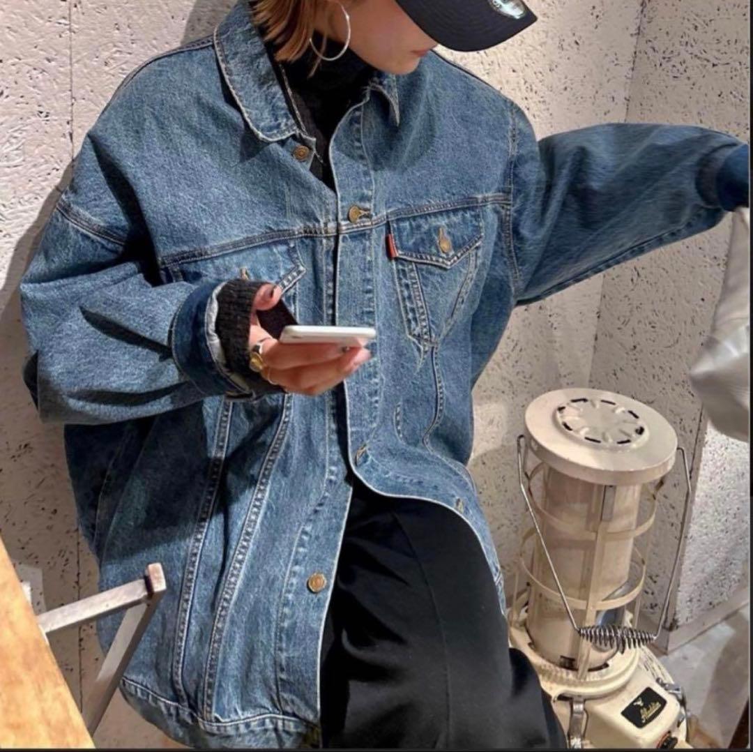 ungrid オーバーサイズデニムジャケット ブルー