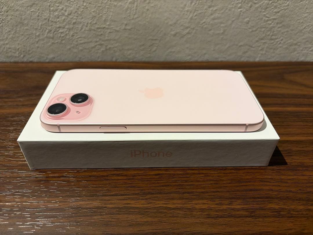 iPhone 15 plus 128GBピンク 本体(iFace付き)
