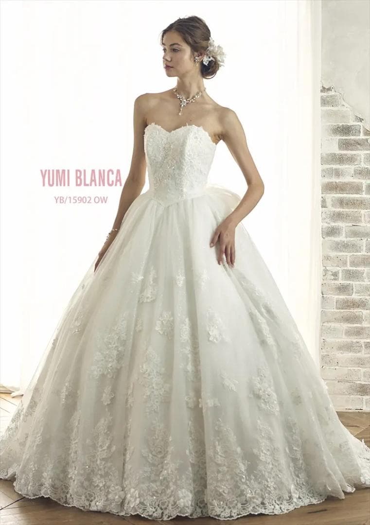 桂由美 YUMI BLANCA ウェディングドレス 7-11T