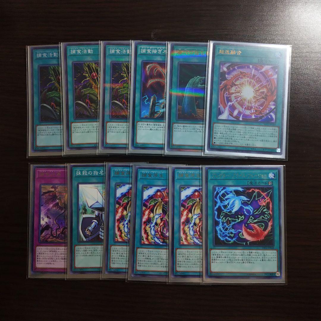 遊戯王【捕食植物】デッキ スリーブ付.