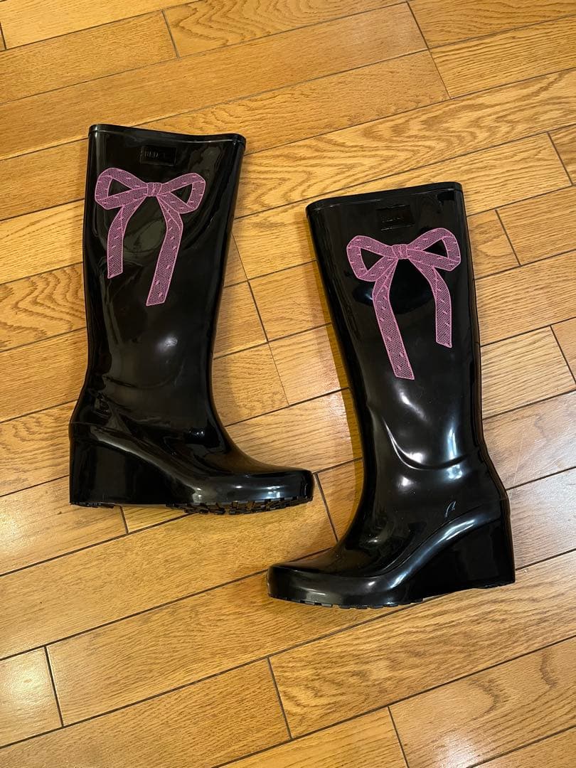RED VALENTINO おしゃれなレインブーツ
