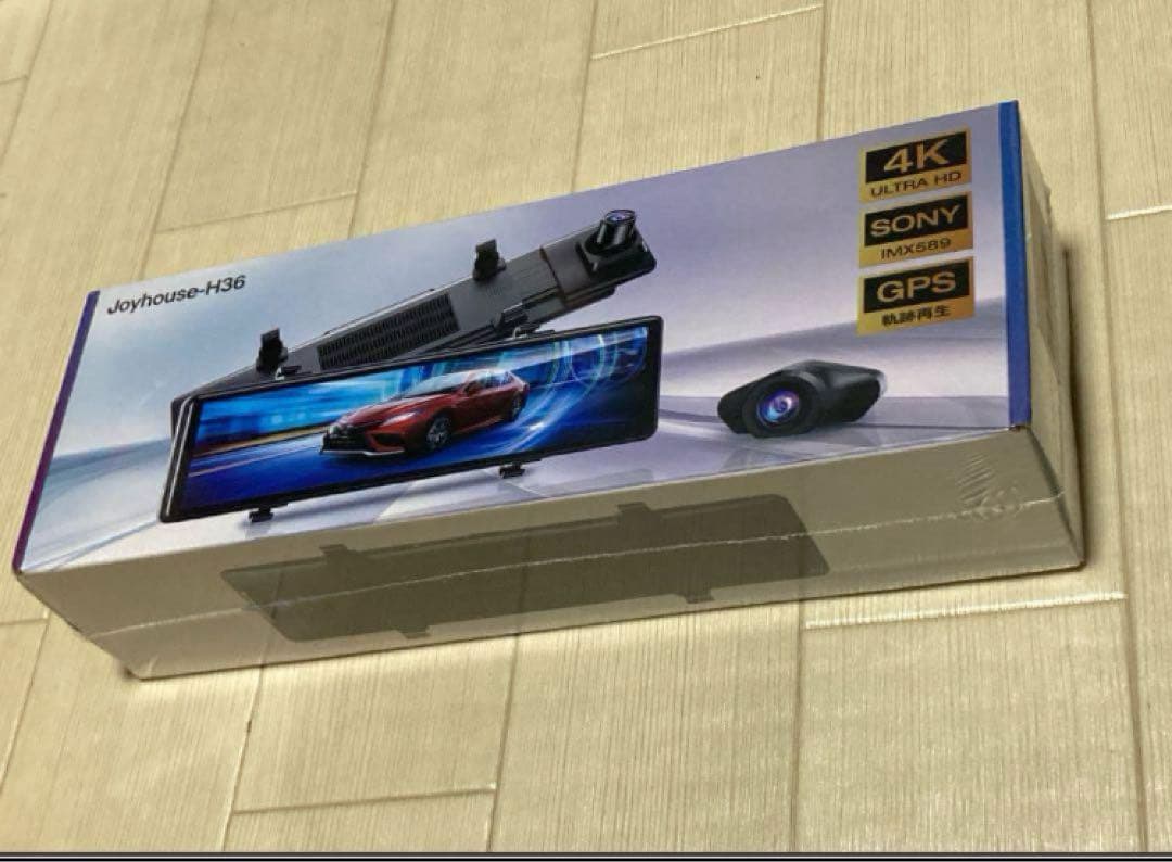 ドライブレコーダー ミラー型 【12インチIPS大画面+4K高画質】 ドラレコ