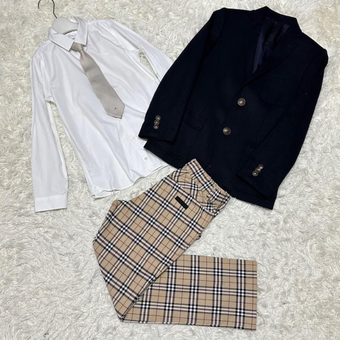 卒服　バーバリーロンドン　卒業入学式　フォーマルセット　140【匿名配送】