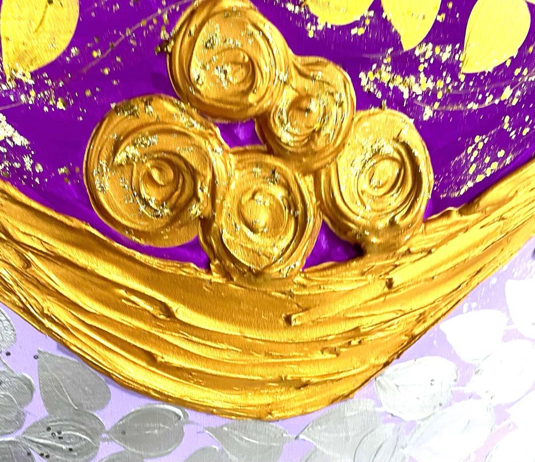 開運絵画　過去世からのメッセージ　白龍様　運気上昇　仕事運　健康運　財運　金箔