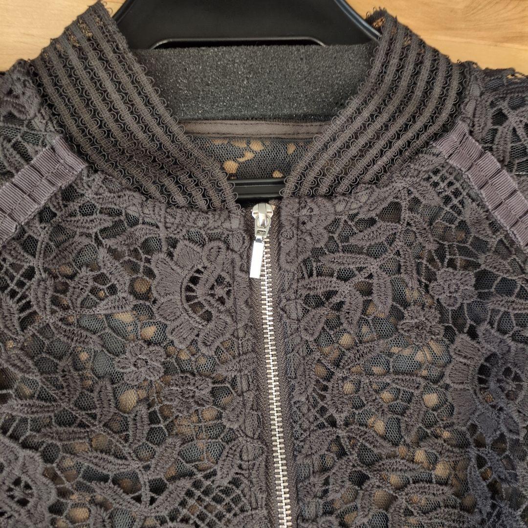 新品タグ付き♡RADIATE カットワークレースチュールブルゾン