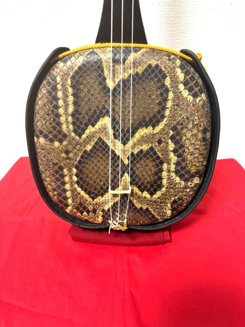 沖縄ちむぐくる三線　本蛇皮　強化張り　価格応相談可