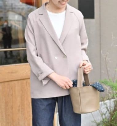 OUR シワになりにくい、洗える軽やかジャケット