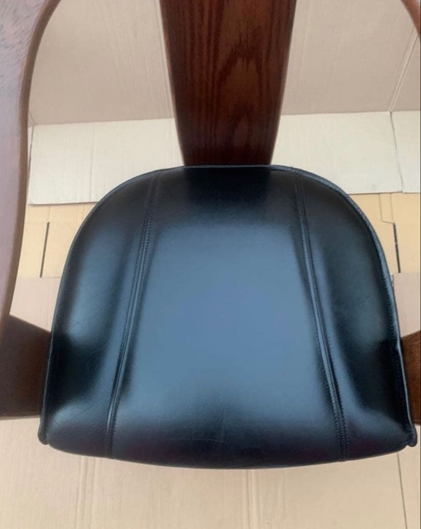 ②NAGANO 本革 ダイニングチェア アームチェア