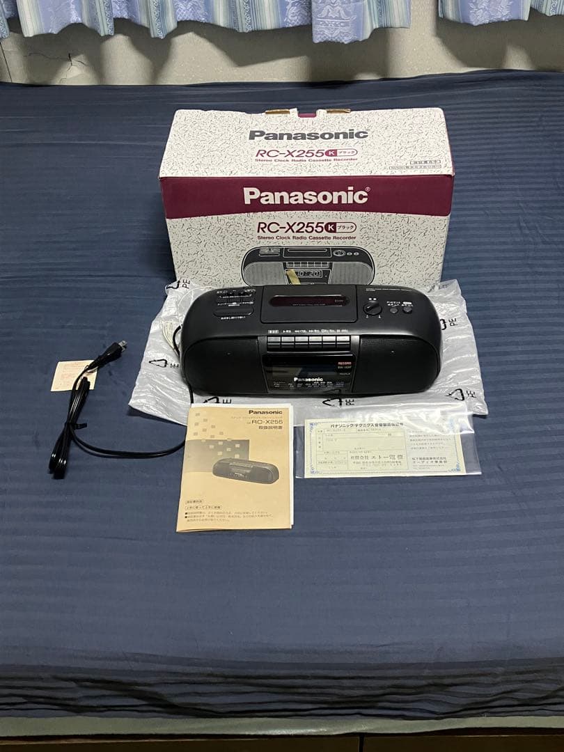 新品未使用Panasonic RC-X255K ブラック　廃盤品極希少動作確認済