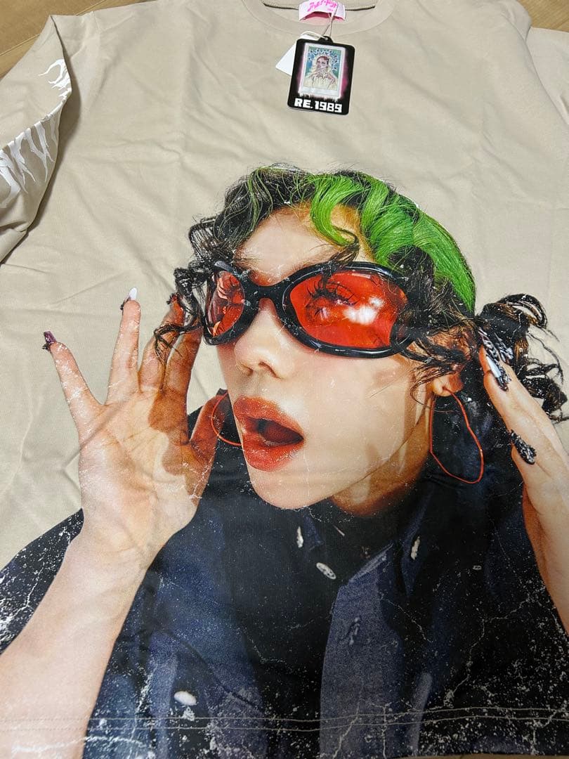 新品タグ付き✨Re. アールイードット仲里依紗BirthdayロングTシャツ