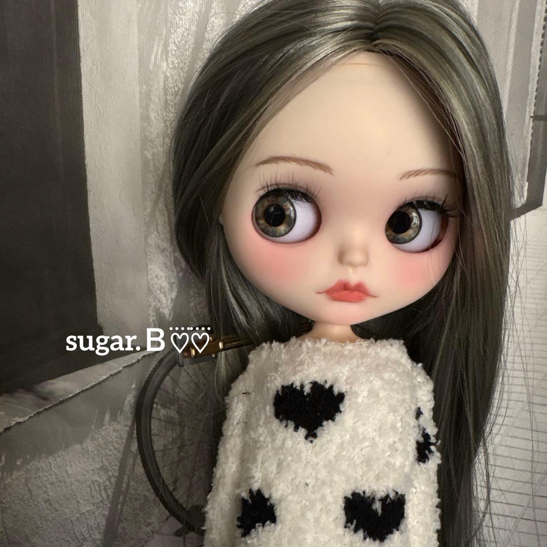 アイシードールカスタム❤︎モスグリーンmix×シルバー❤︎