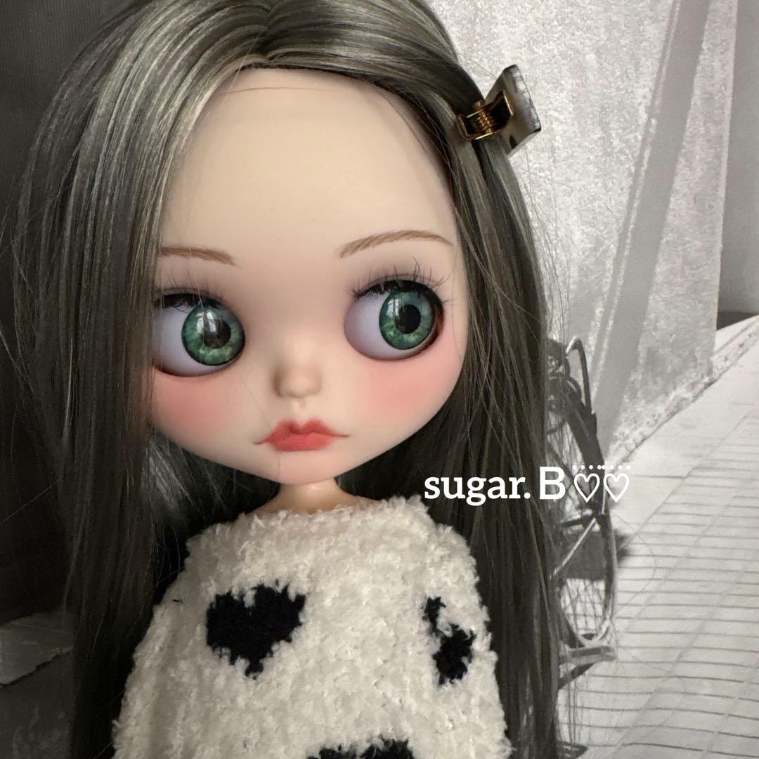 アイシードールカスタム❤︎モスグリーンmix×シルバー❤︎