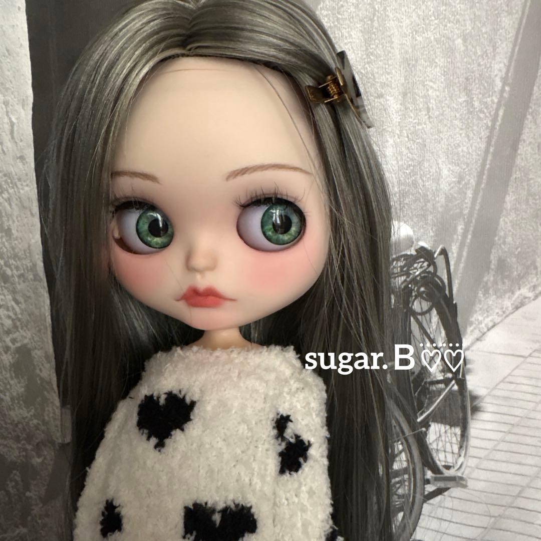 アイシードールカスタム❤︎モスグリーンmix×シルバー❤︎