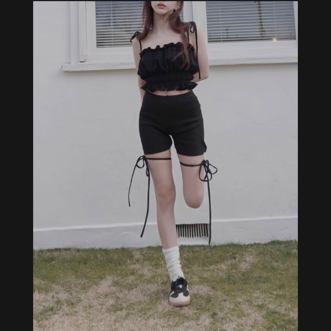 FICTION TOKYO リボンショートパンツ