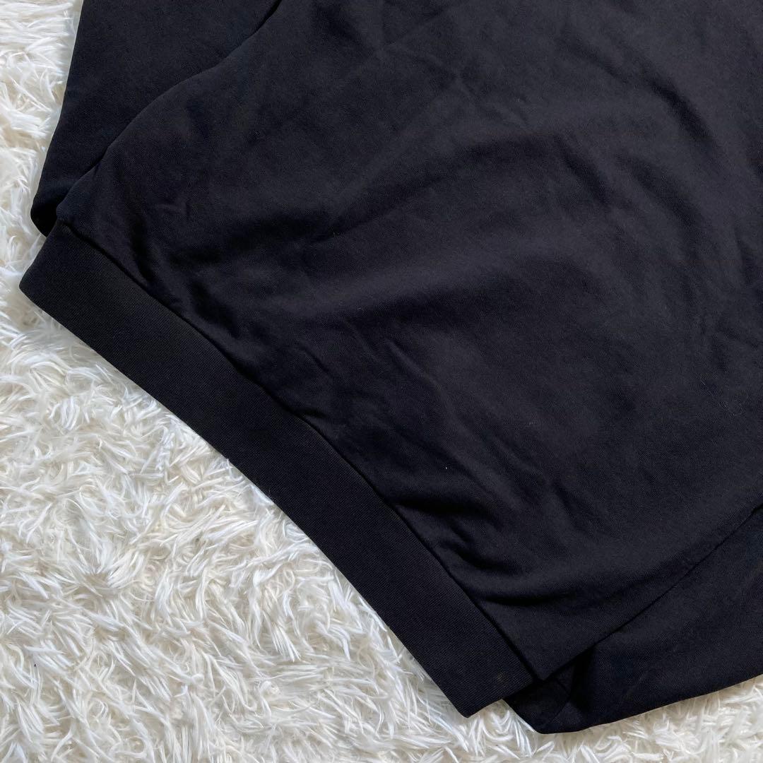 極美品 MONCLER モンクレール ラバーロゴ トレーナー ブラックL