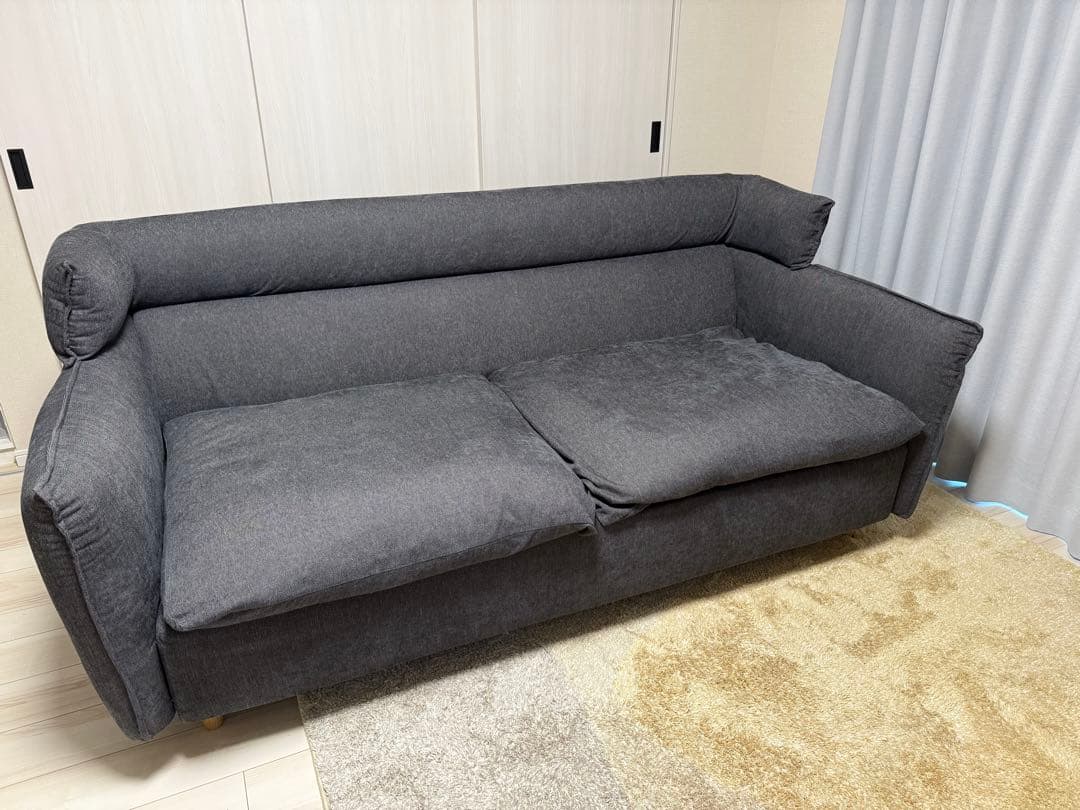 ニトリ 3人掛けソファ ソファベッド ソフティーナ【送料込み】【値下げしました】