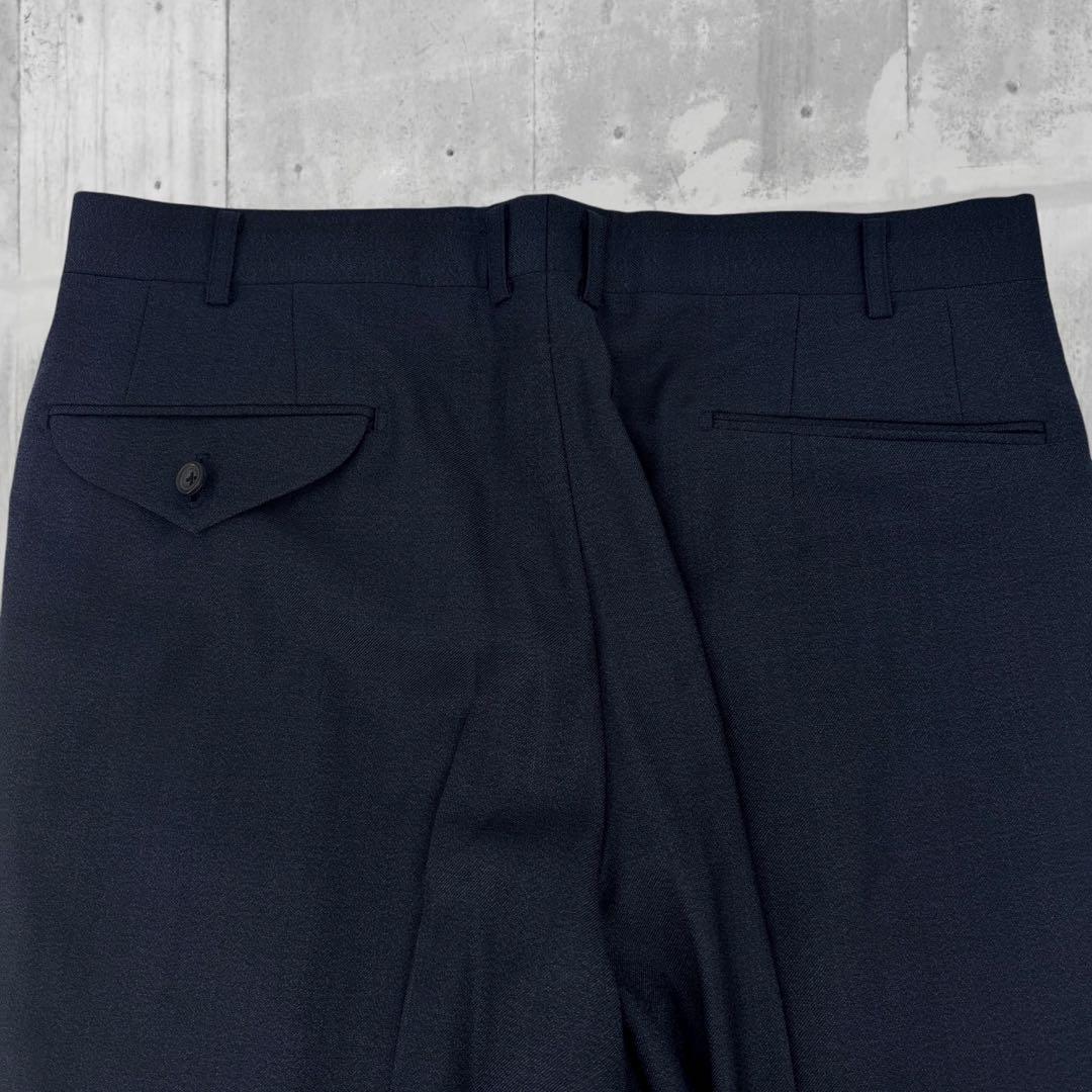 【美品】バーバリー　スーツ　セットアップ　ジャケット　螺鈿ボタン　ロゴ　カシミヤ