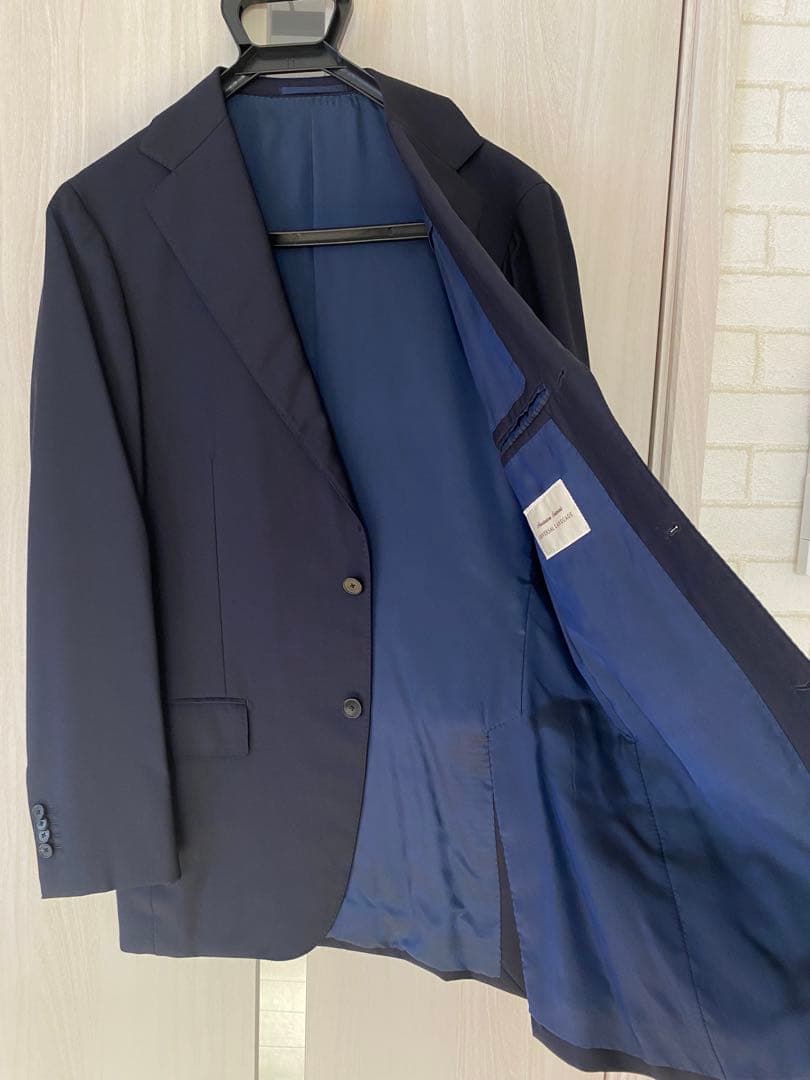 【universal language】ネイビー ビジネススーツ　Lサイズ