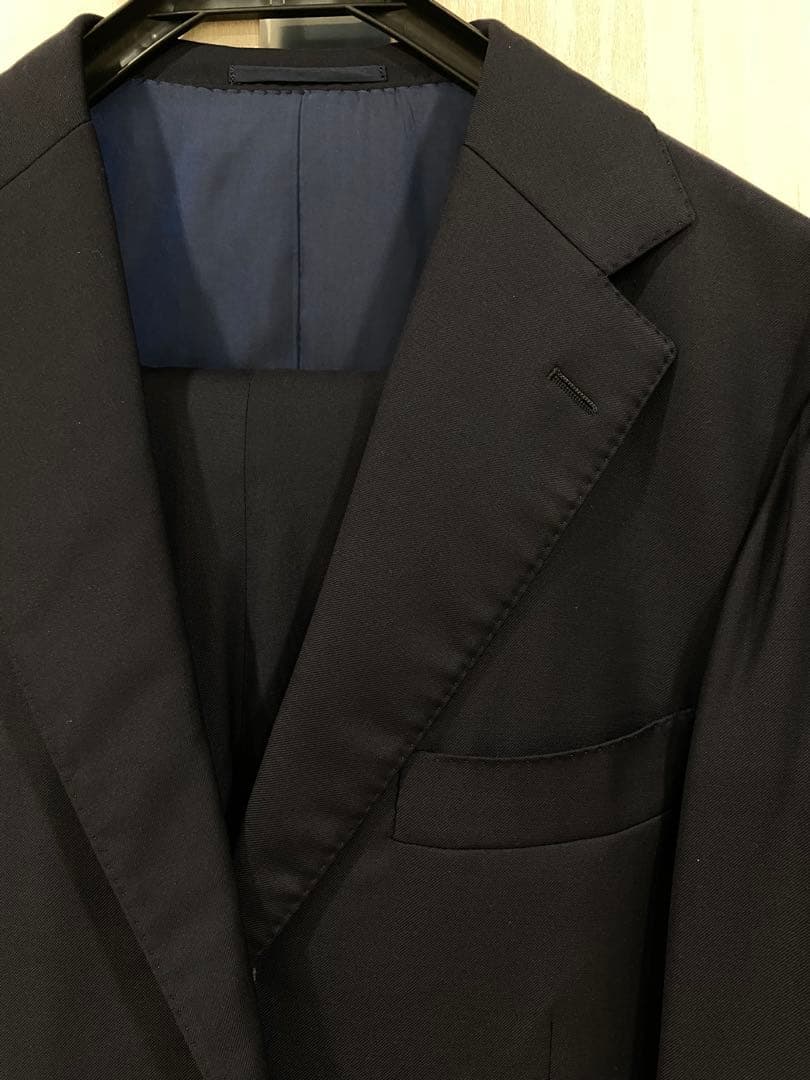 【universal language】ネイビー ビジネススーツ　Lサイズ