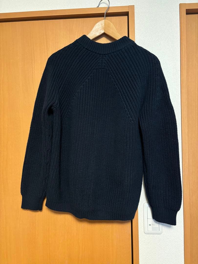 BATONER クルーネックニット　ネイビー