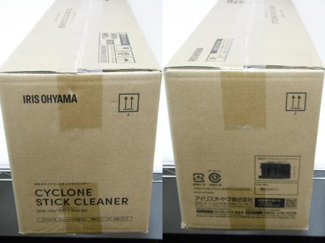 2/アイリスオーヤマ 充電式サイクロンスティッククリーナーSCD-123P-HC