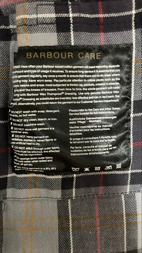 BARBOUR Beaufort SL 38 英国製