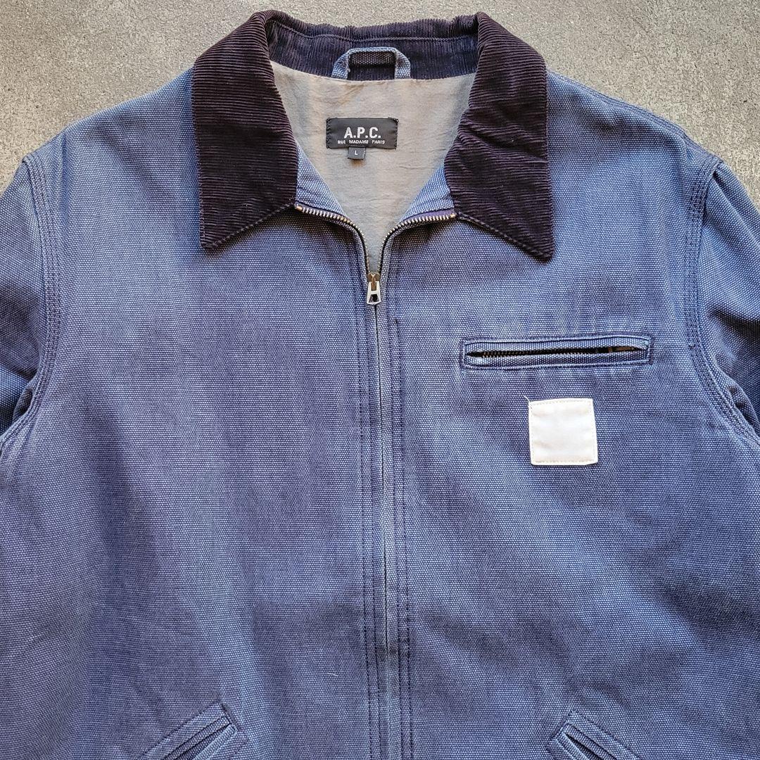 90'sA.P.C.アー・ペー・セーデトロイトジャケッCarharttネイビー