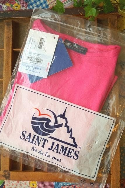 セントジェームス 新品 希少カラー オルキデ ウェッソン ピンク タグ付き