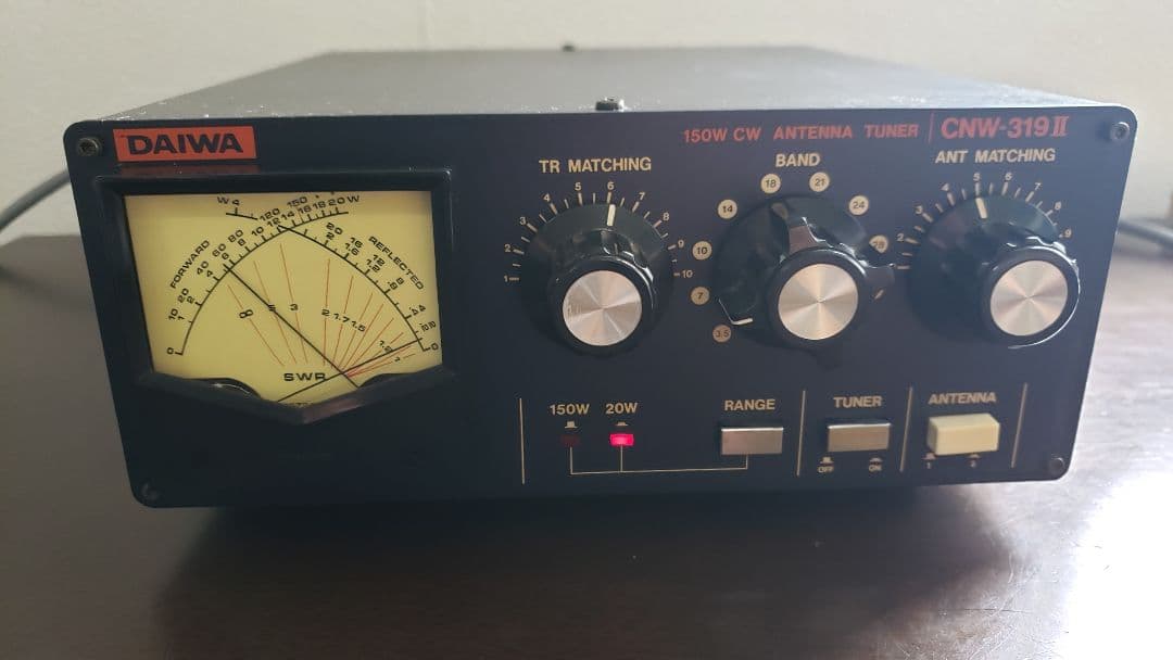 DAIWAアンテナチューナー CNW-319Ⅱ (3.5～50MHz)